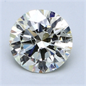 1.70 quilates, Redondo Diamante , Color H, claridad VS2 y certificado por EGL INT 