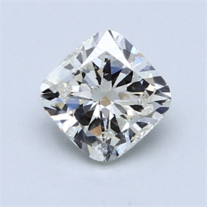 Picture of 1.00 Carats, Cushion Diamond with  Cut, F Color, SI1 Clarity and Certified by EGL