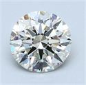 1.70 quilates, Redondo Diamante , Color H, claridad VS2 y certificado por EGL INT 