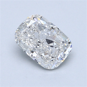 Picture of 1.00 Carats, Cushion Diamond with  Cut, D Color, SI1 Clarity and Certified by EGL