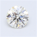 1.01 quilates, Redondo Diamante , Color G, claridad SI1 y certificado por EGL INT 