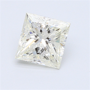 Picture of 2.00 Carats, Princess Diamond with  Cut, H Color, SI1 Clarity and Certified by EGL
