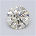 1.50 Carats, Round Diamond with Excellent Cut, I Color, SI2 Clarity and Certified by EGL