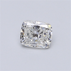 Picture of 0.41 Carats, Cushion Diamond with  Cut, D Color, SI1 Clarity and Certified by EGL