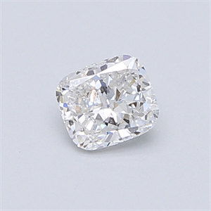 Picture of 0.45 Carats, Cushion Diamond with  Cut, D Color, SI2 Clarity and Certified by EGL