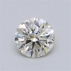 Picture of 1.07 Carats, Round Diamond with Excellent Cut, H Color, SI1 Clarity and Certified by EGL