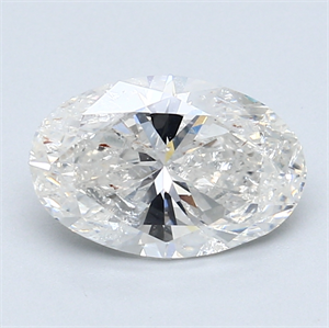 Foto 2.05 quilates, Ovalado Diamante , Color D, claridad SI2 y certificado por EGL INT  de