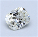 1.01 Carats, Cushion Diamond with  Cut, G Color, VS2 Clarity and Certified by EGL