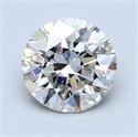 1.51 Carats, Round Diamond with Excellent Cut, F Color, SI1 Clarity and Certified by EGL