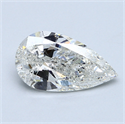 2.01 Carats, Pear Diamond with  Cut, E Color, SI2 Clarity and Certified by EGL