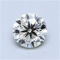 0.96 Carats, Round Diamond with Very Good Cut, G Color, SI1 Clarity and Certified by EGL