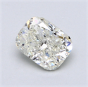 1.00 Carats, Cushion Diamond with  Cut, G Color, VS2 Clarity and Certified by EGL