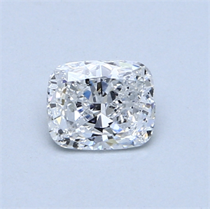 Picture of 0.50 Carats, Cushion Diamond with  Cut, D Color, SI1 Clarity and Certified by EGL