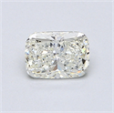 0.70 Carats, Cushion Diamond with  Cut, G Color, VS1 Clarity and Certified by EGL