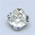 1.21 Carats, Cushion Diamond with  Cut, H Color, SI1 Clarity and Certified by EGL