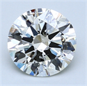 2.02 Carats, Round Diamond with Excellent Cut, G Color, VS2 Clarity and Certified by EGL
