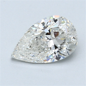 Picture of 1.02 Carats, Pear Diamond with  Cut, D Color, SI1 Clarity and Certified by EGL