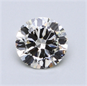 0.91 Carats, Round Diamond with Very Good Cut, F Color, VVS1 Clarity and Certified by EGL