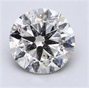 1.97 quilates, Redondo Diamante , Color E, claridad SI1 y certificado por EGL INT 