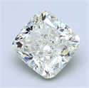 2.32 Carats, Cushion Diamond with  Cut, G Color, VS2 Clarity and Certified by EGL