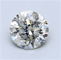 1.20 Carats, Round Diamond with Excellent Cut, H Color, SI2 Clarity and Certified by EGL