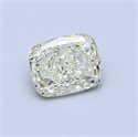 0.50 Carats, Cushion Diamond with  Cut, H Color, VS1 Clarity and Certified by EGL