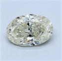 5.58 Carats, Oval Diamond with  Cut, H Color, SI2 Clarity and Certified by EGL