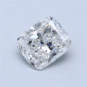 Picture of 0.71 Carats, Cushion Diamond with  Cut, D Color, VS2 Clarity and Certified by EGL