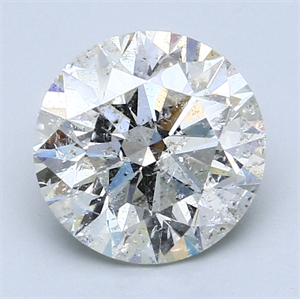 Picture of 3.50 Carats, Round Diamond with Excellent Cut, F Color, SI2 Clarity and Certified by EGL