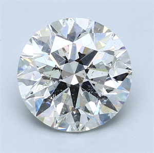 Picture of 3.07 Carats, Round Diamond with Excellent Cut, E Color, SI1 Clarity and Certified by EGL