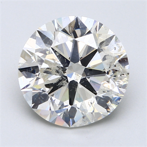 Picture of 5.01 Carats, Round Diamond with Excellent Cut, F Color, SI2 Clarity and Certified by EGL