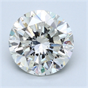 3.01 Carats, Round Diamond with Excellent Cut, E Color, SI1 Clarity and Certified by EGL