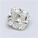 1.01 quilates, Del cojín Diamante , Color G, claridad SI1 y certificado por EGL INT 