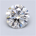 1.30 Carats, Round Diamond with Excellent Cut, D Color, SI1 Clarity and Certified by EGL
