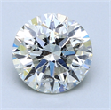 1.72 quilates, Redondo Diamante , Color F, claridad SI1 y certificado por EGL INT 