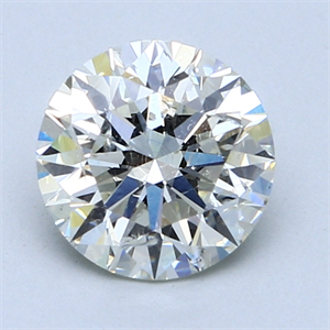 Picture of 1.72 Carats, Round Diamond with Excellent Cut, F Color, SI1 Clarity and Certified by EGL