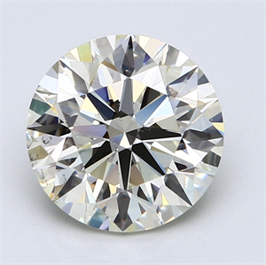 Picture of 3.09 Carats, Round Diamond with Excellent Cut, H Color, VS2 Clarity and Certified by EGL
