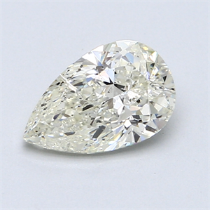 Picture of 1.24 Carats, Pear Diamond with  Cut, H Color, SI1 Clarity and Certified by EGL