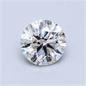 0.70 Carats, Round Diamond with Excellent Cut, E Color, SI1 Clarity and Certified by EGL