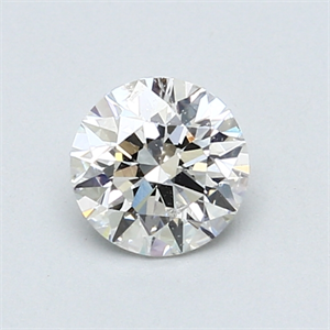 Picture of 0.72 Carats, Round Diamond with Excellent Cut, D Color, SI1 Clarity and Certified by EGL