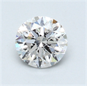 0.80 Carats, Round Diamond with Excellent Cut, E Color, SI1 Clarity and Certified by EGL