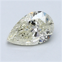 1.03 quilates, De pera Diamante , Color I, claridad SI2 y certificado por EGL INT 