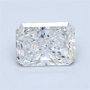 Picture of 1.02 Carats, Radiant Diamond with  Cut, D Color, SI2 Clarity and Certified by EGL