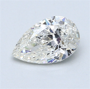 Picture of 1.00 Carats, Pear Diamond with  Cut, F Color, SI1 Clarity and Certified by EGL