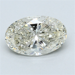 Foto 2.01 quilates, Ovalado Diamante , Color G, claridad SI1 y certificado por EGL INT  de
