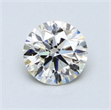 0.90 quilates, Redondo Diamante , Color H, claridad VS2 y certificado por EGL INT 