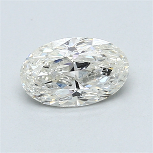 Picture of 0.80 Carats, Oval Diamond with  Cut, F Color, SI1 Clarity and Certified by EGL