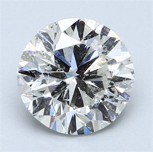 Picture of 3.03 Carats, Round Diamond with Excellent Cut, E Color, SI1 Clarity and Certified by EGL