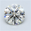 1.09 quilates, Redondo Diamante , Color H, claridad SI1 y certificado por EGL INT 