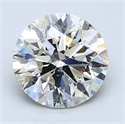 2.00 quilates, Redondo Diamante , Color E, claridad SI1 y certificado por EGL INT 